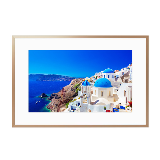 Oia town on Santorini island, Greece