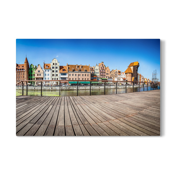 Galerie-Print "Panorama of Gdansk old town and Motlawa river in Poland" 30x20 cm artboxONE