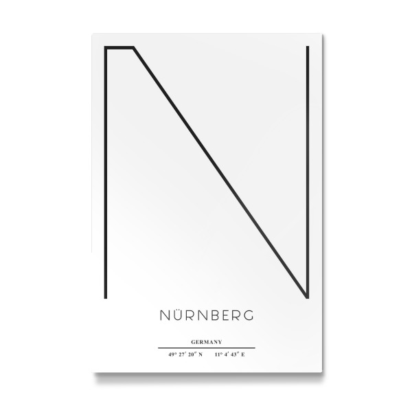 Galerie-Print "Abstract Nürnberg" 30x20 cm artboxONE