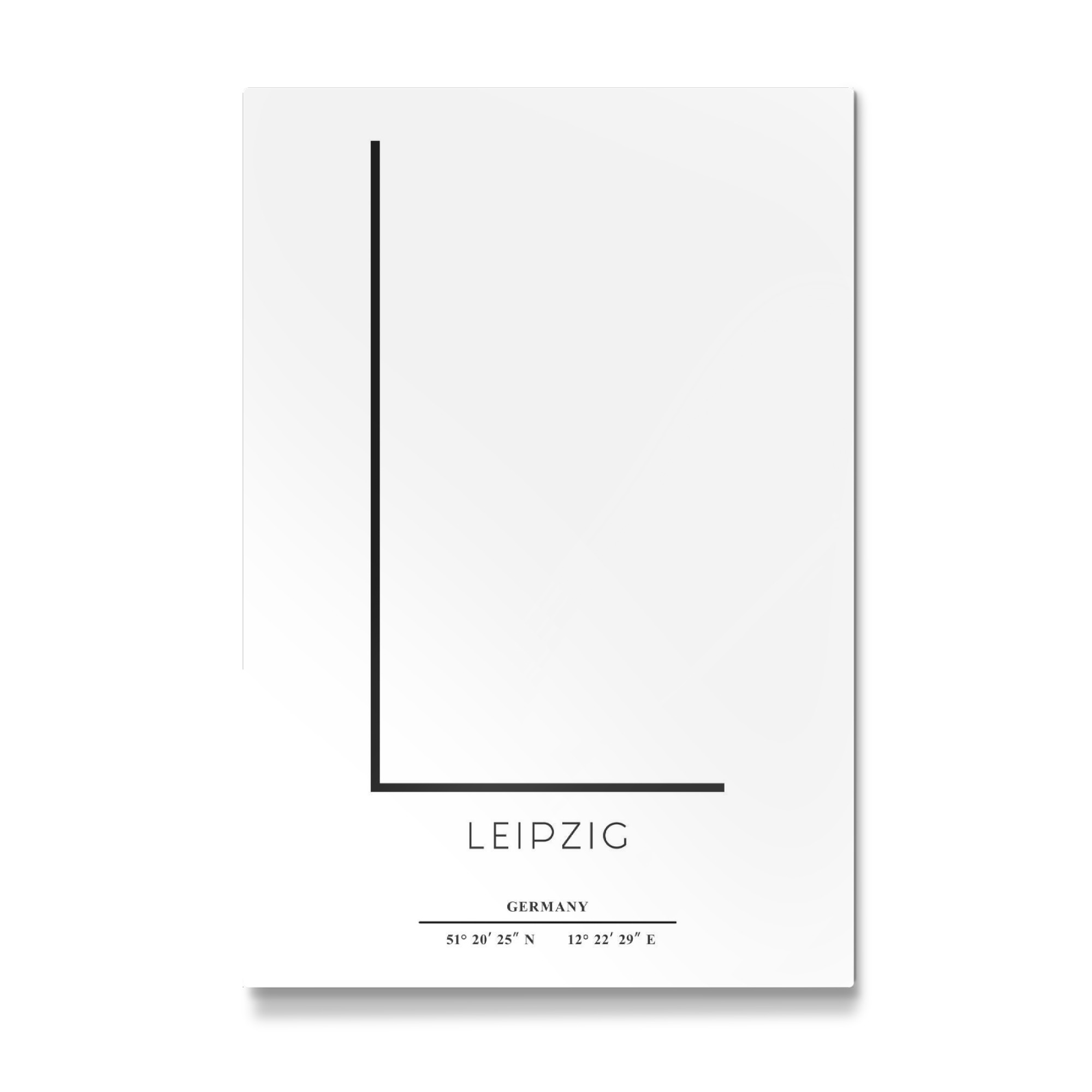 Galerie-Print "Abstract Leipzig" 75x50 cm artboxONE