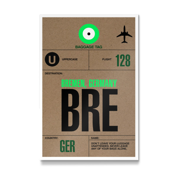 Galerie-Print "Airport Bremen" 30x20 cm artboxONE