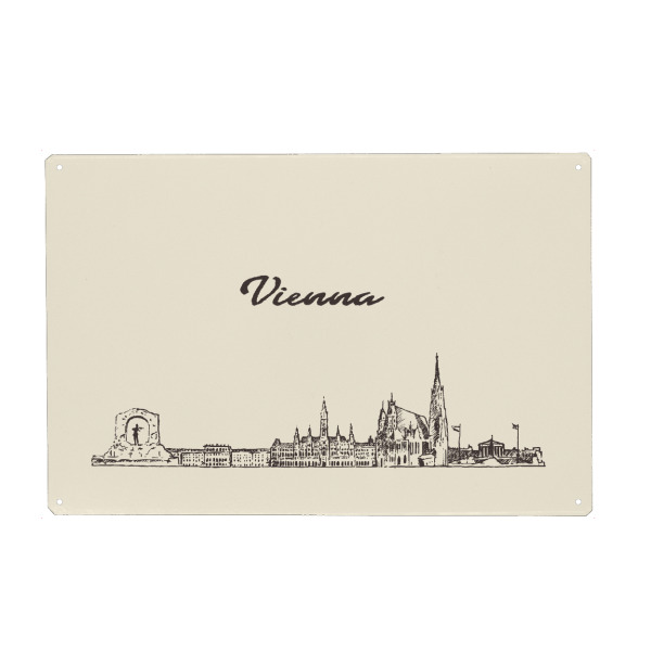 Holzbild "Vienna 2" artboxONE - Städte,Reise,Architektur,Städte / Wien