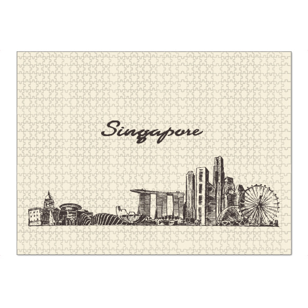 Puzzle Ravensburger "Singapore" artboxONE - Städte,Reise,Architektur,Reise / Asien,Städte / Singapur