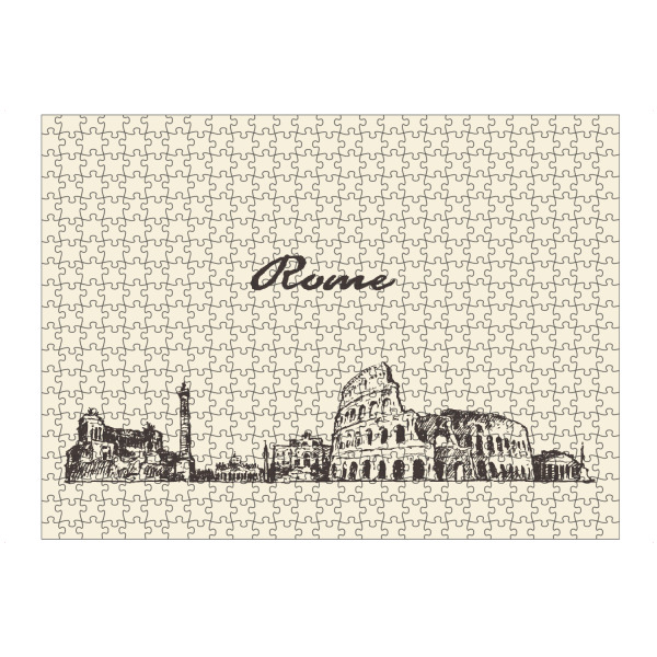 Puzzle Ravensburger "Rome" artboxONE - Städte,Reise,Architektur,Städte / Rom
