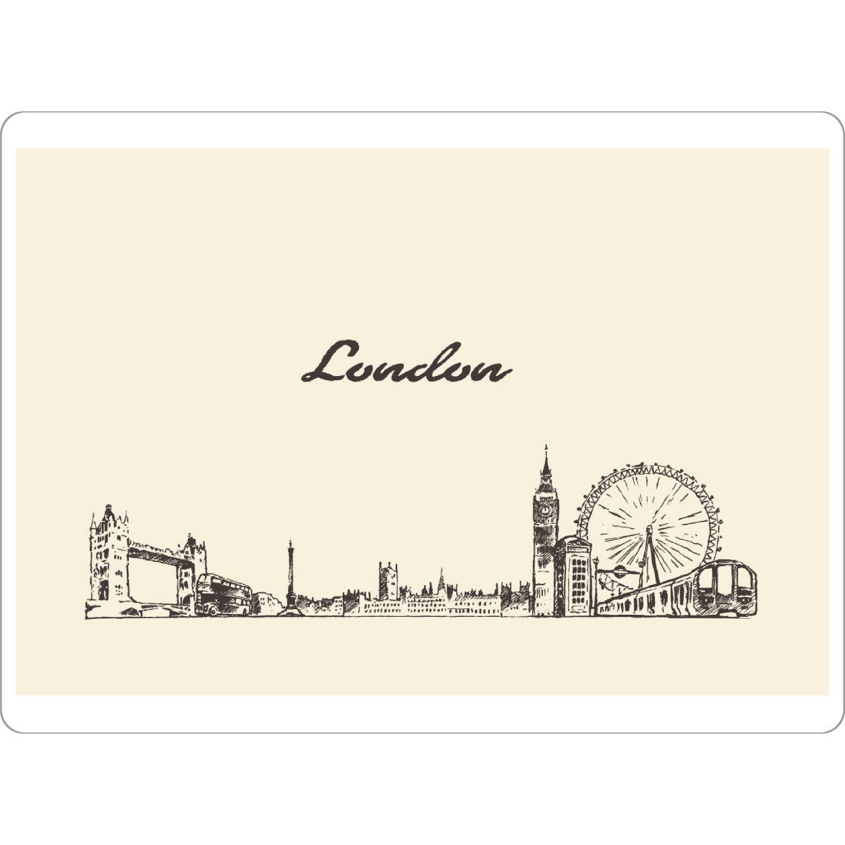 Tischset "London 3" artboxONE - Städte,Städte / London