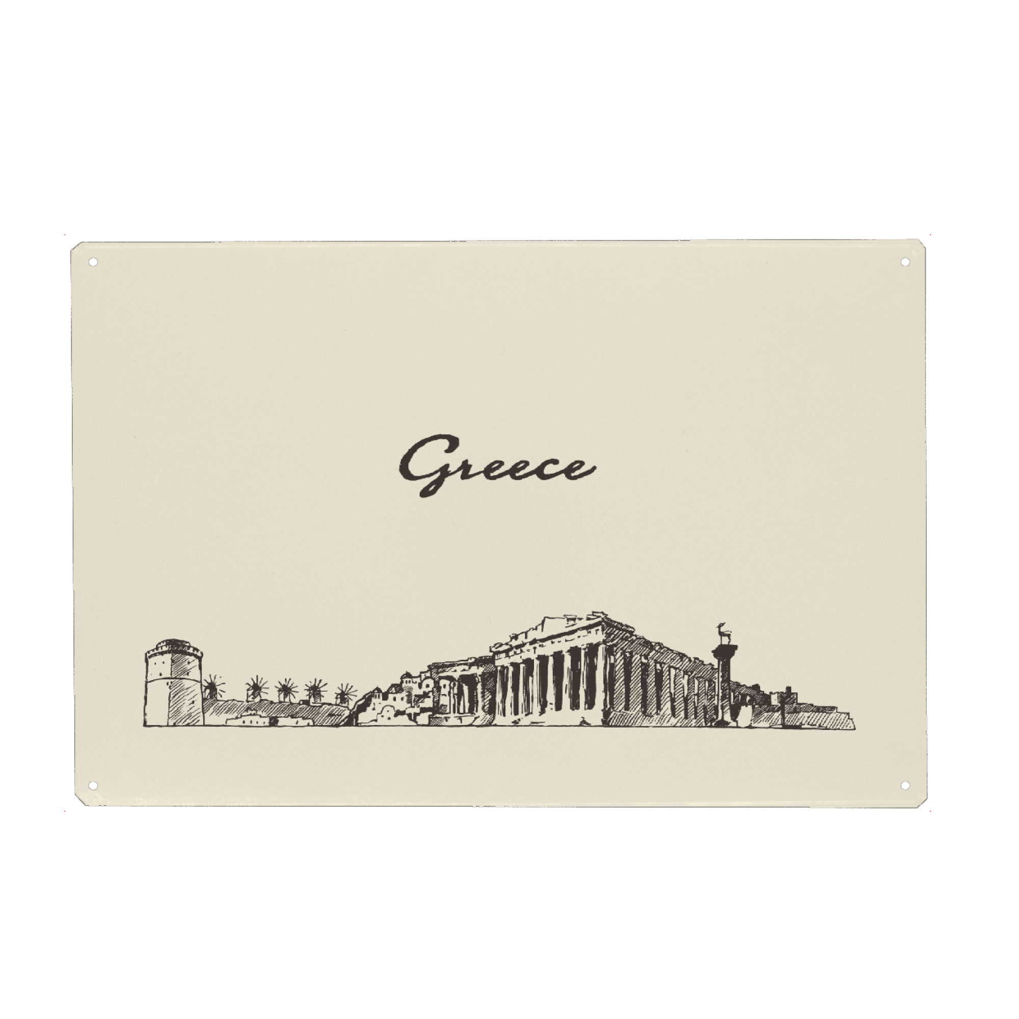 Holzbild "Greece" artboxONE - Reise,Architektur