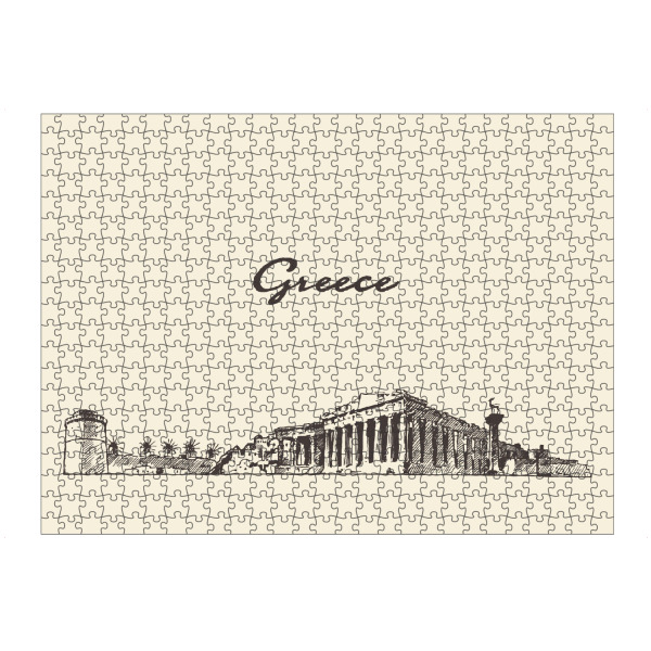 Puzzle Ravensburger "Greece" artboxONE - Reise,Architektur