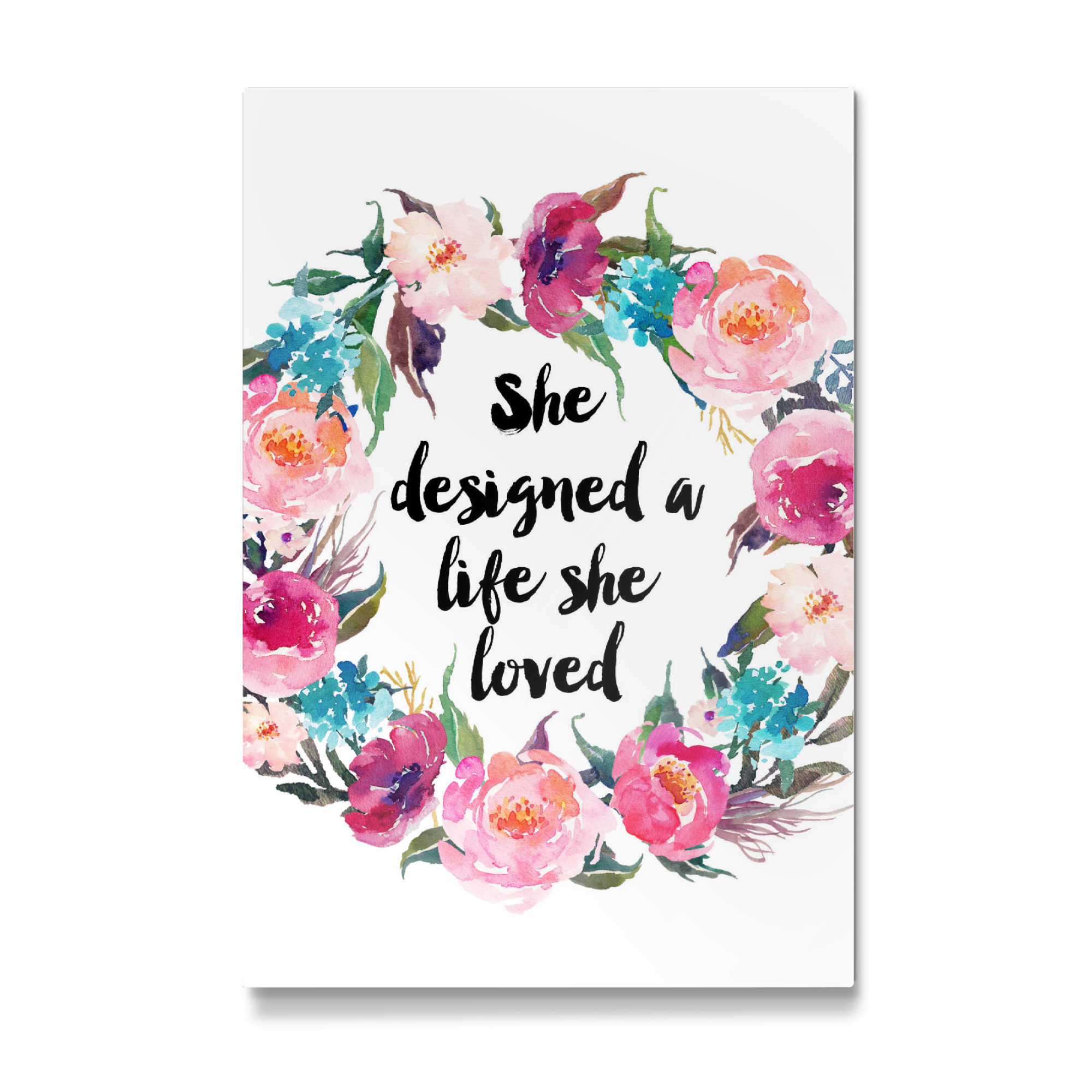 Galerie-Print "She Designed A Life She Loved" 75x50 cm artboxONE