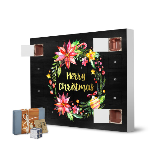 Merry Christmas Chalkboard Landscape