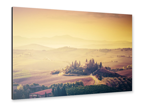Alu-Dibond "Tuscany, Italy landscape 2" 30x20 cm artboxONE