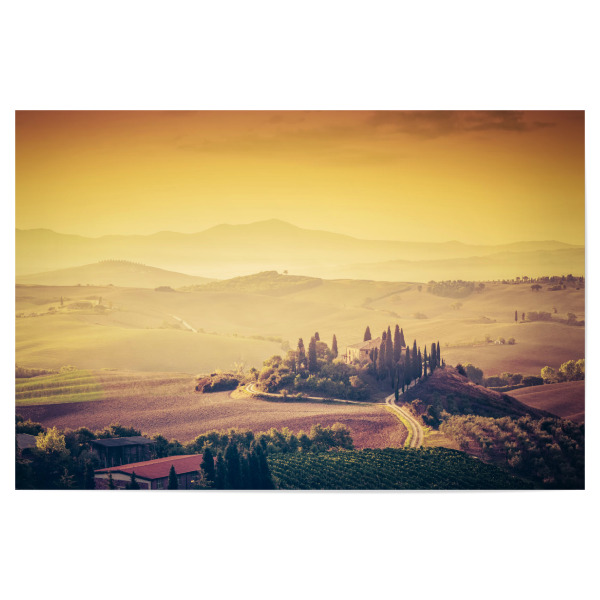 Poster "Tuscany, Italy landscape 2" artboxONE - Natur,Reise