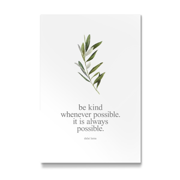 Galerie-Print "Be Always Kind" 30x20 cm artboxONE