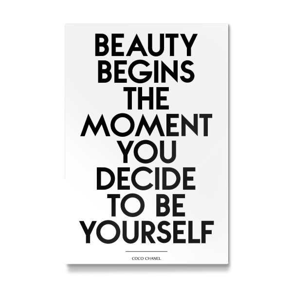 Galerie-Print "Let Beauty Begin" 30x20 cm artboxONE