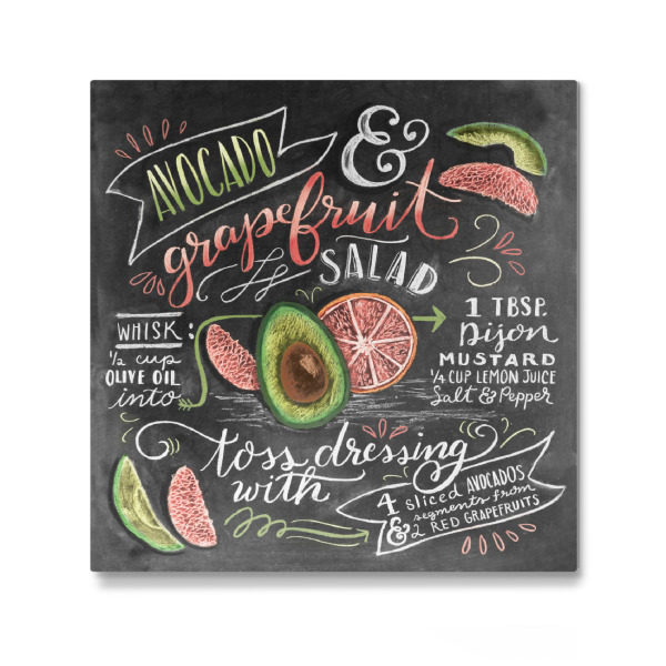 Galerie-Print "Avocado Grapefruit Salad" 30x30 cm artboxONE