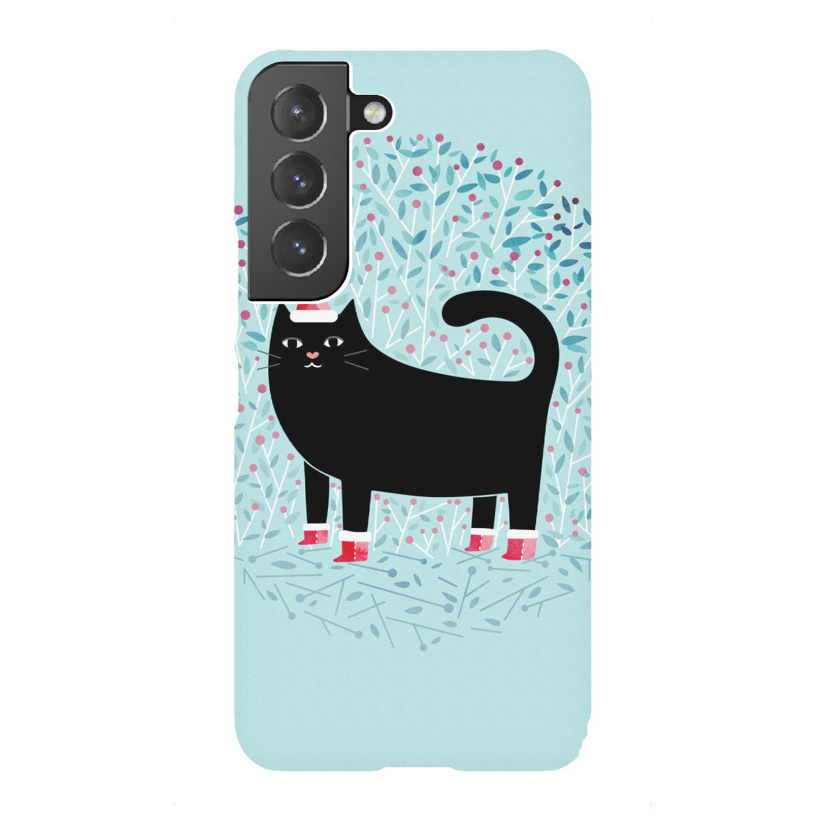 Samsung Galaxy "Meowy Christmas" Premium-Case Handyhülle artboxONE