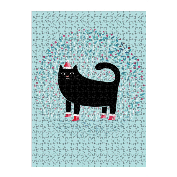 Puzzle Ravensburger "Meowy Christmas" artboxONE - Tiere,Comic,Weihnachten