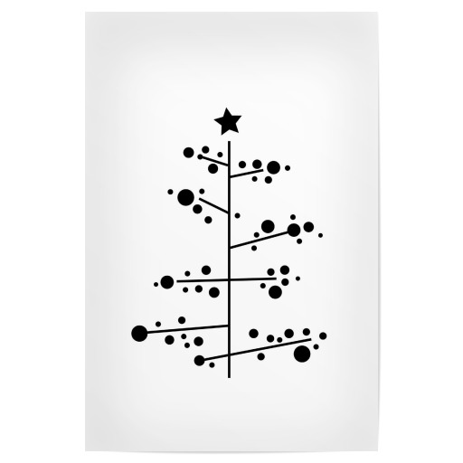 Weihnachtsbaum minimalistisch