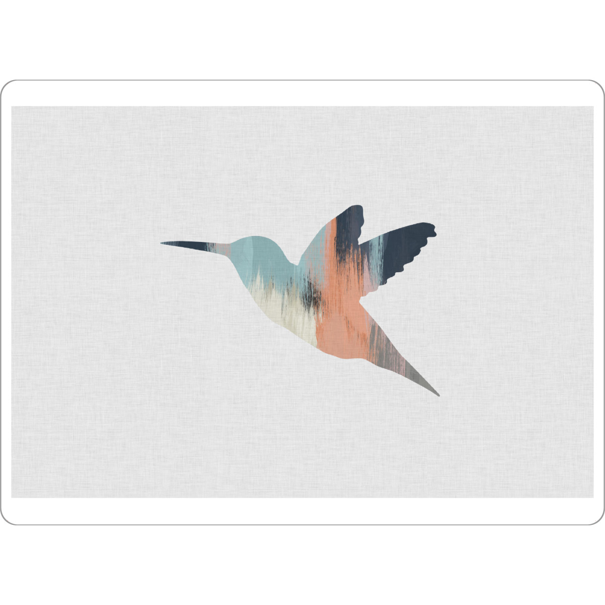 Tischset "Brushed Hummingbird" artboxONE - Natur,Tiere,Abstrakt