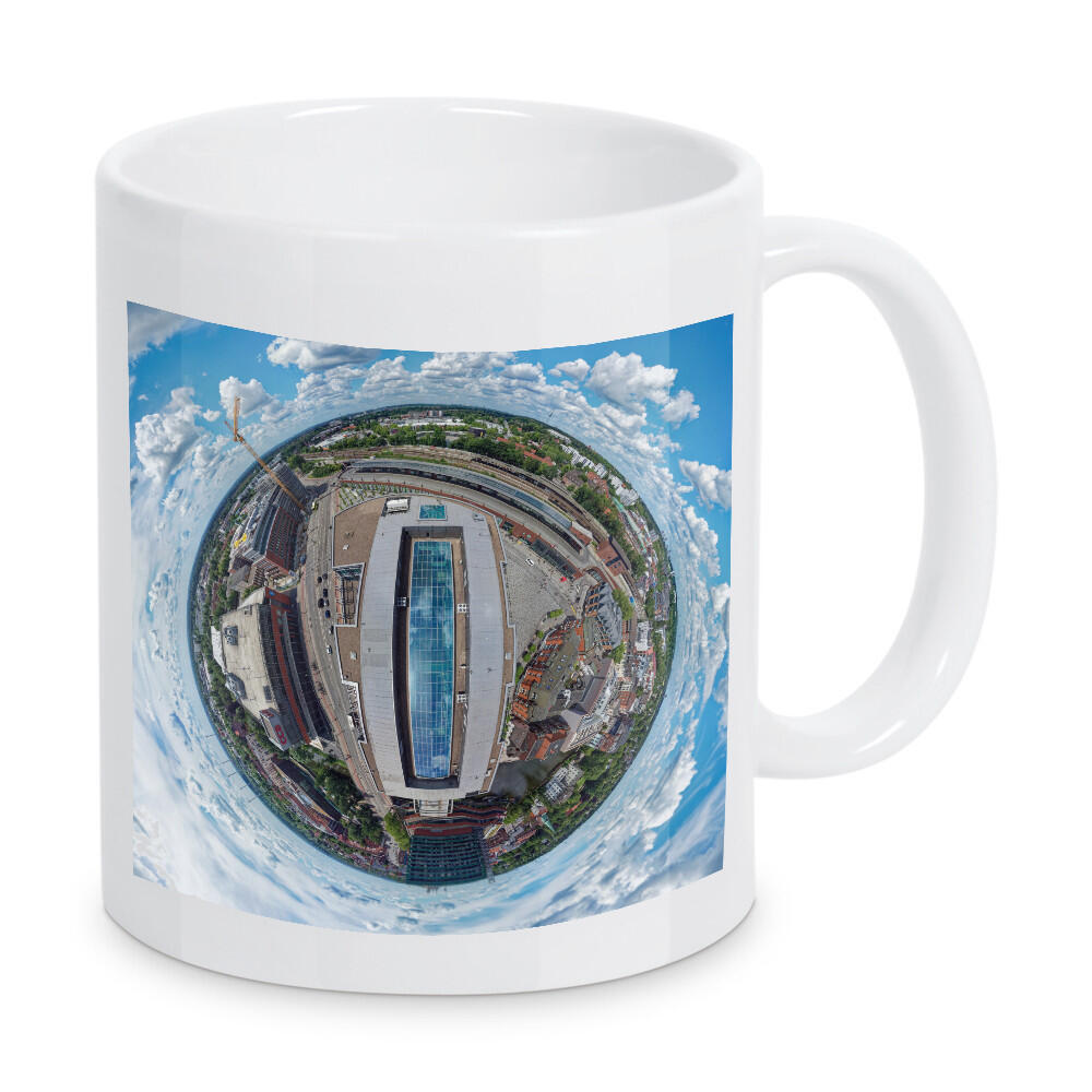 Tasse "Hamburg-Bergedorf CCB-Dach" artboxONE - Städte,Städte / Hamburg,Reise,Architektur,Reise / Länder