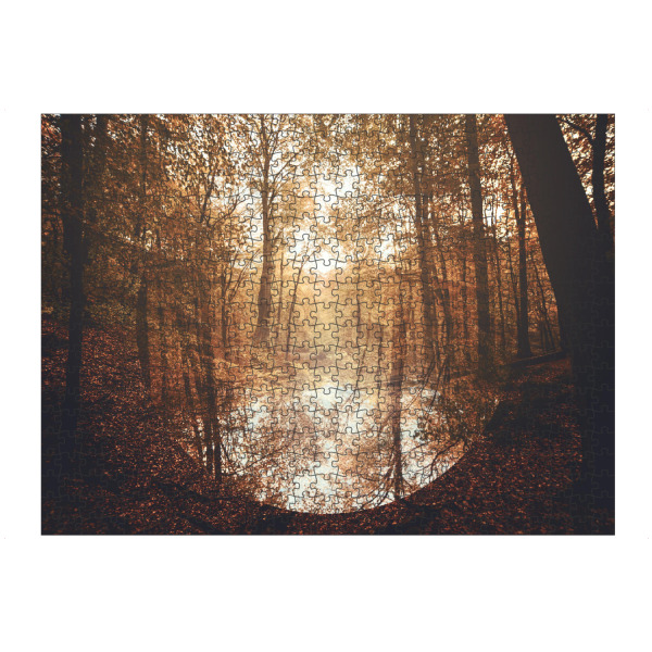 artboxONE Puzzle "Waldspiegelung" artboxONE - Natur,Geometrie