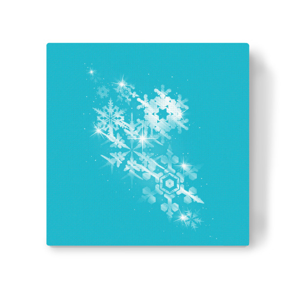 Leinwandbild "Snow Flakes of Hope" artboxONE - Natur,Abstrakt