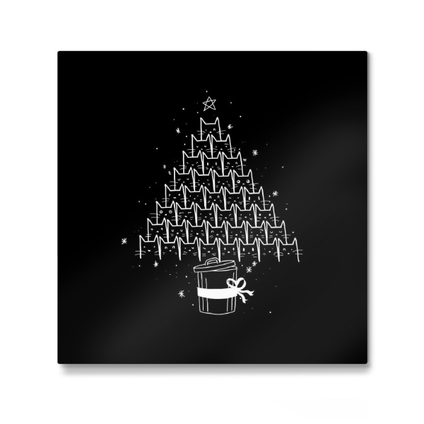 Galerie-Print "Catxmas" 30x30 cm artboxONE