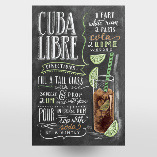 Purchase the Cuba Libre as a Poster at artboxONE