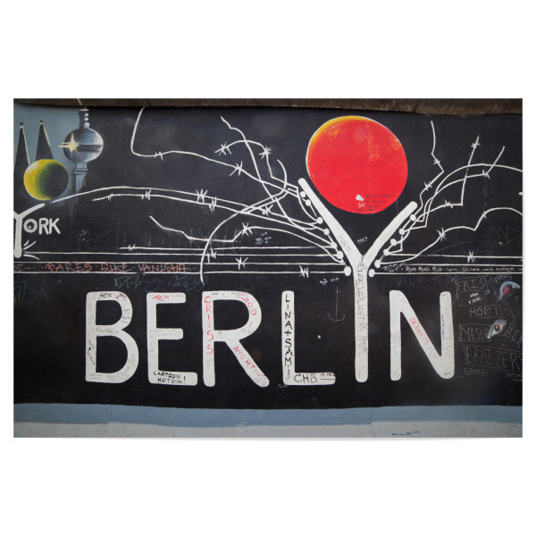 Poster 30x20 cm "East Side Gallery - Berlin Wall. Berlin, Germany" artboxONE - Städte / Berlin,Abstrakt