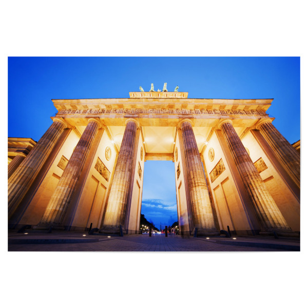 Poster "Brandenburg Gate, Berlin, Germany" artboxONE - Städte / Berlin