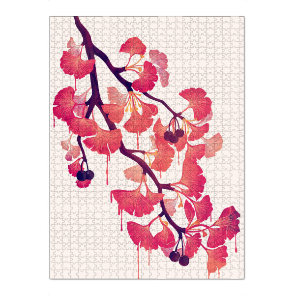 Puzzle Ravensburger "O Ginkgo" artboxONE - Natur,Floral