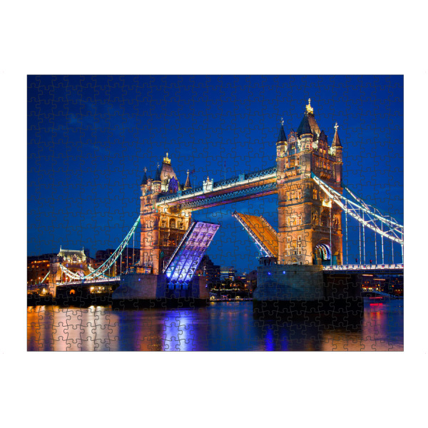 artboxONE Puzzle "Tower Bridge in London, the UK at night" artboxONE - Städte / London