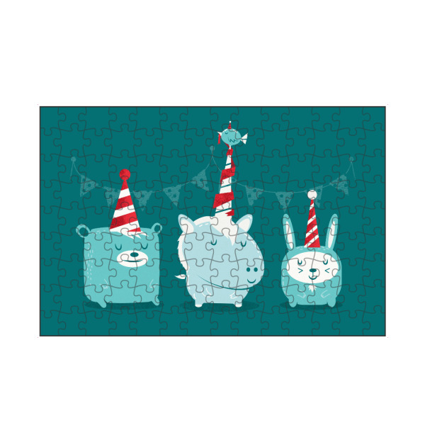 artboxONE Puzzle "Born To Party" artboxONE - Für Kinder,Tiere