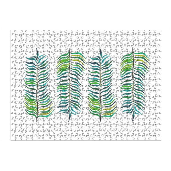 artboxONE Puzzle "Pflanzen" artboxONE - Natur,Floral,Floral - Pflanze,Aquarell,Grün,Floral,Minimalistisch,Schlicht - Bild Pflanze