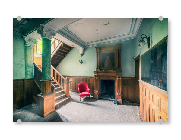 Acrylglasbild "Das Schloss zum roten Stuhl" artboxONE - Architektur