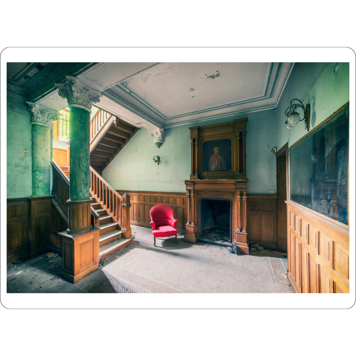 Tischset "Das Schloss zum roten Stuhl" artboxONE - Architektur