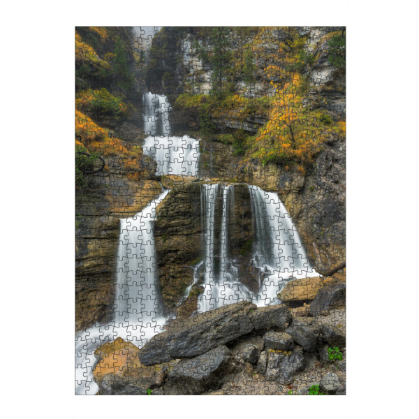 Puzzle Ravensburger "Kuhfluchtwasserfall in Bayern im Herbst" artboxONE - Natur,Reise