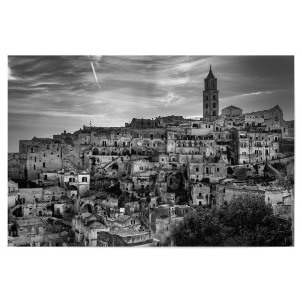 Poster "Matera in Italy" artboxONE - Städte,Schwarzweiß,Architektur - Matera,Italy,Stadt