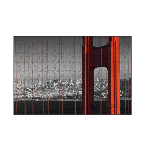 artboxONE Puzzle "SAN FRANCISCO Golden Gate Bridge" artboxONE - Reise,Schwarzweiß,Architektur,Reise / Länder,Städte / San Francisco