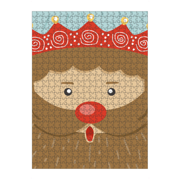 Puzzle Ravensburger "Nikolaus" artboxONE - Weihnachten - Rote nase,Winter,Heilige drei könige,Singen,Sinta klass,Maria und josef - Bild rote nase