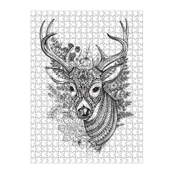 Puzzle Ravensburger "Winter Hirsch" artboxONE - Für Kinder,Tiere,Weihnachten