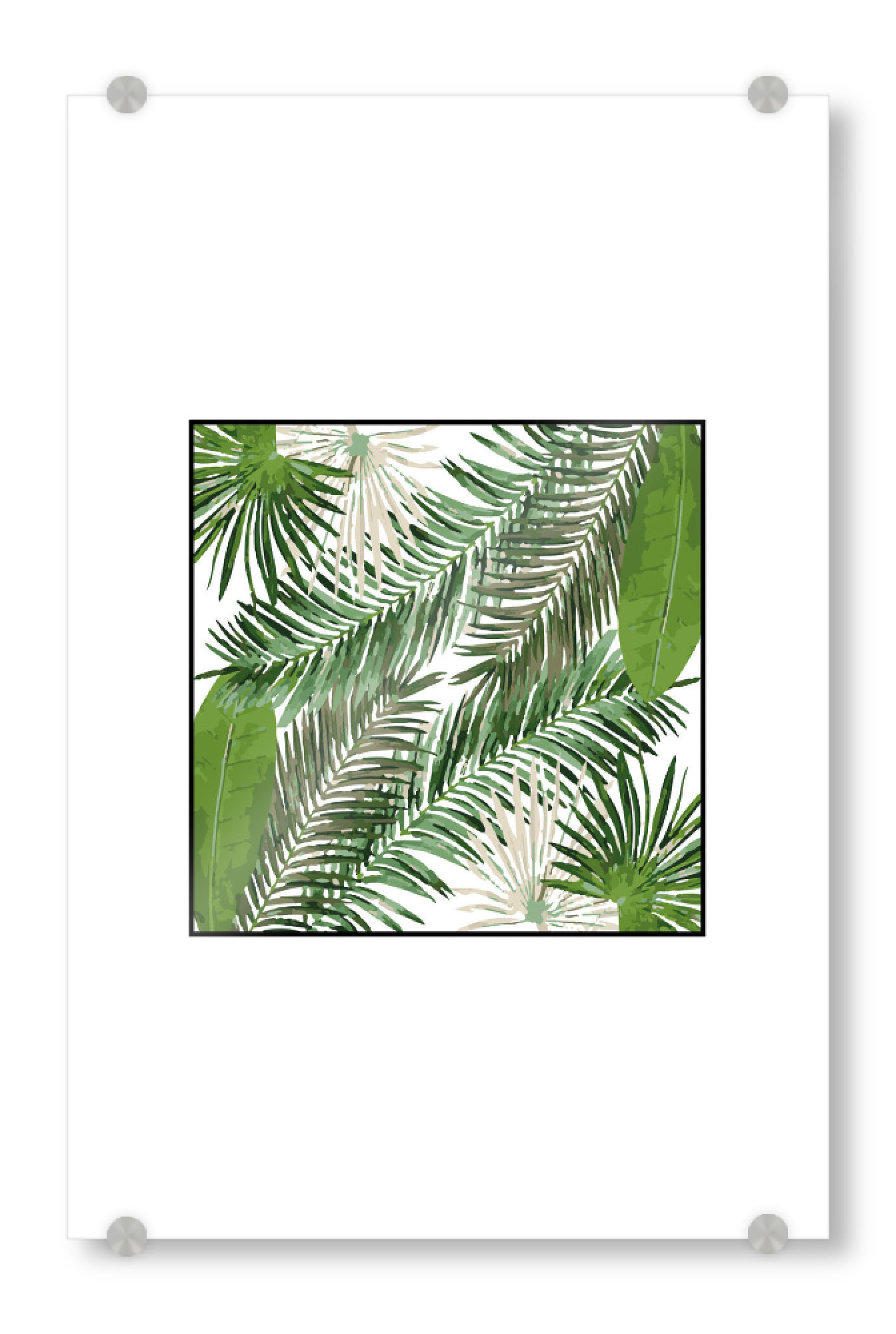 Acrylglasbild "TROPICAL FEELINGS" artboxONE - Floral