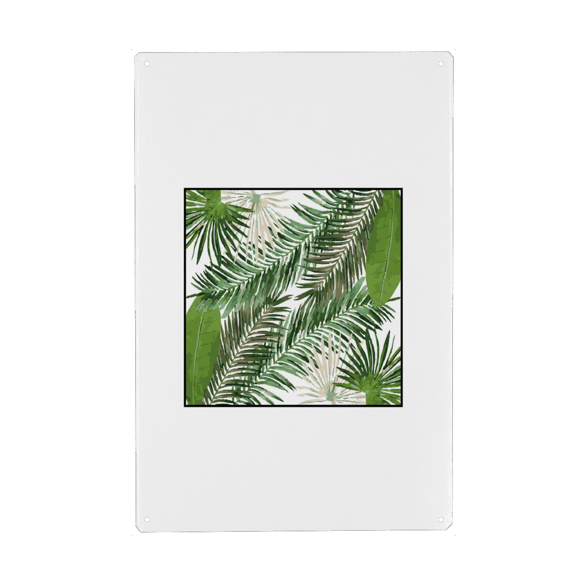 Metall Poster "TROPICAL FEELINGS" artboxONE - Floral