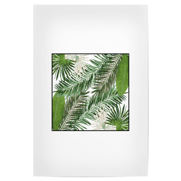Poster 30x20 cm "TROPICAL FEELINGS" artboxONE - Floral