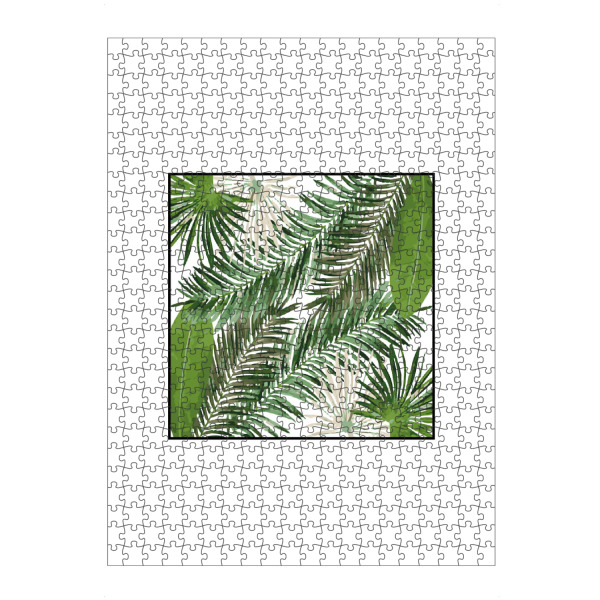 artboxONE Puzzle "TROPICAL FEELINGS" artboxONE - Floral