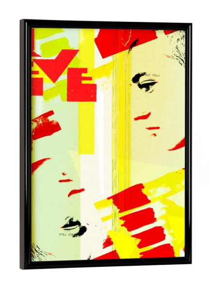 Poster mit schwarzem Rahmen "Rêve" artboxONE - Abstrakt,Fashion