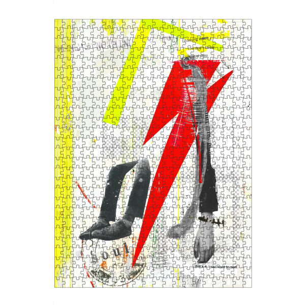 Puzzle Ravensburger "Incompris" artboxONE - Fashion - Photo,Collage,Painting,Collage,Fashion,Illustration,Artwork,Words,Typography - Bild photo