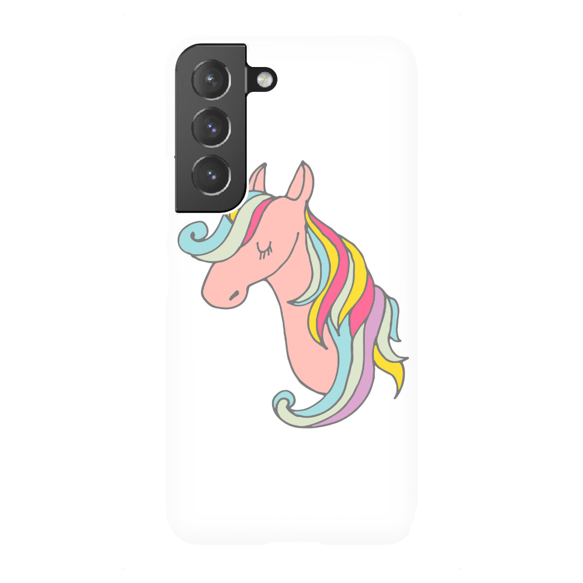 "Rosa Unicorn"für Samsung Galaxy - Premium-Case Handyhülle artboxONE