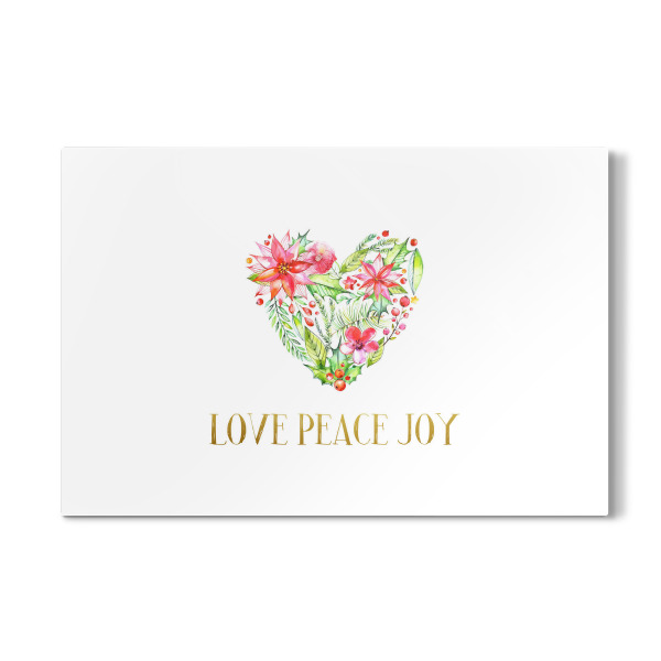 Galerie-Print "Love Peace Joy" 30x20 cm artboxONE
