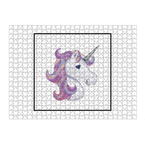 Puzzle Ravensburger "THE ONE AND ONLY UNICORN" artboxONE - Tiere