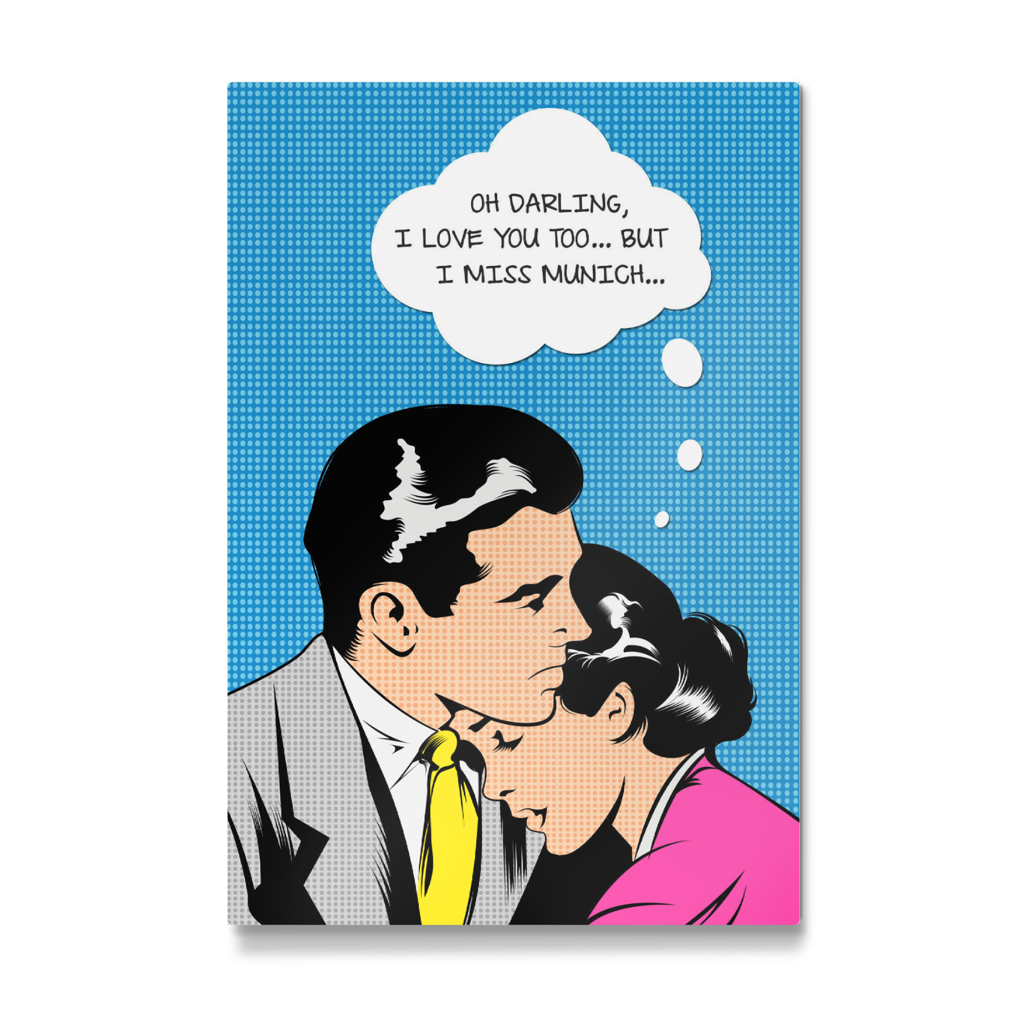 Galerie-Print "I miss Munich" 30x20 cm artboxONE